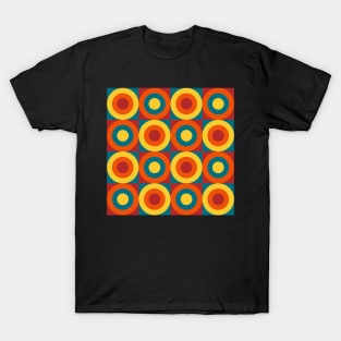 mid century abstract seventies pattern T-Shirt